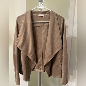 Lightweight brown jacket from Pink Lily
